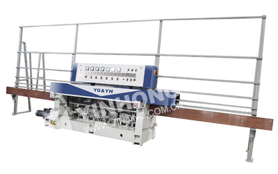 YG6-1R玻璃直线圆边鸭咀磨边机